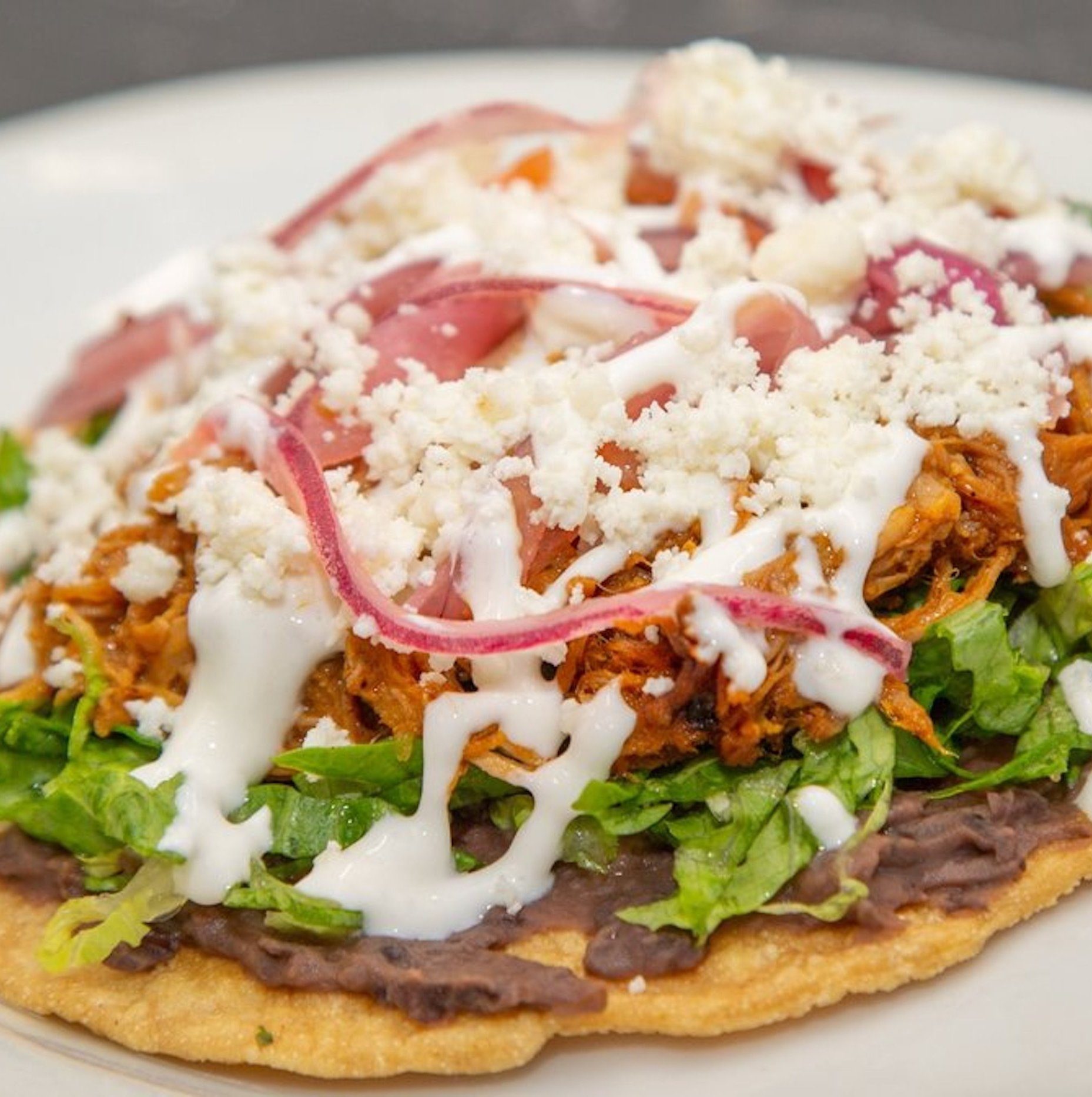 Tostada - Cochinita Pibil.