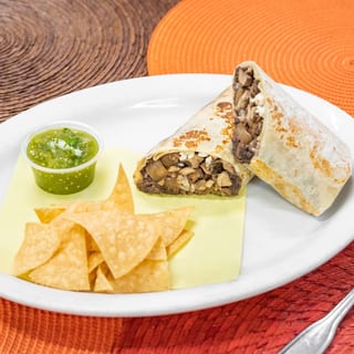 Burrito - Champiñones Con Epazote