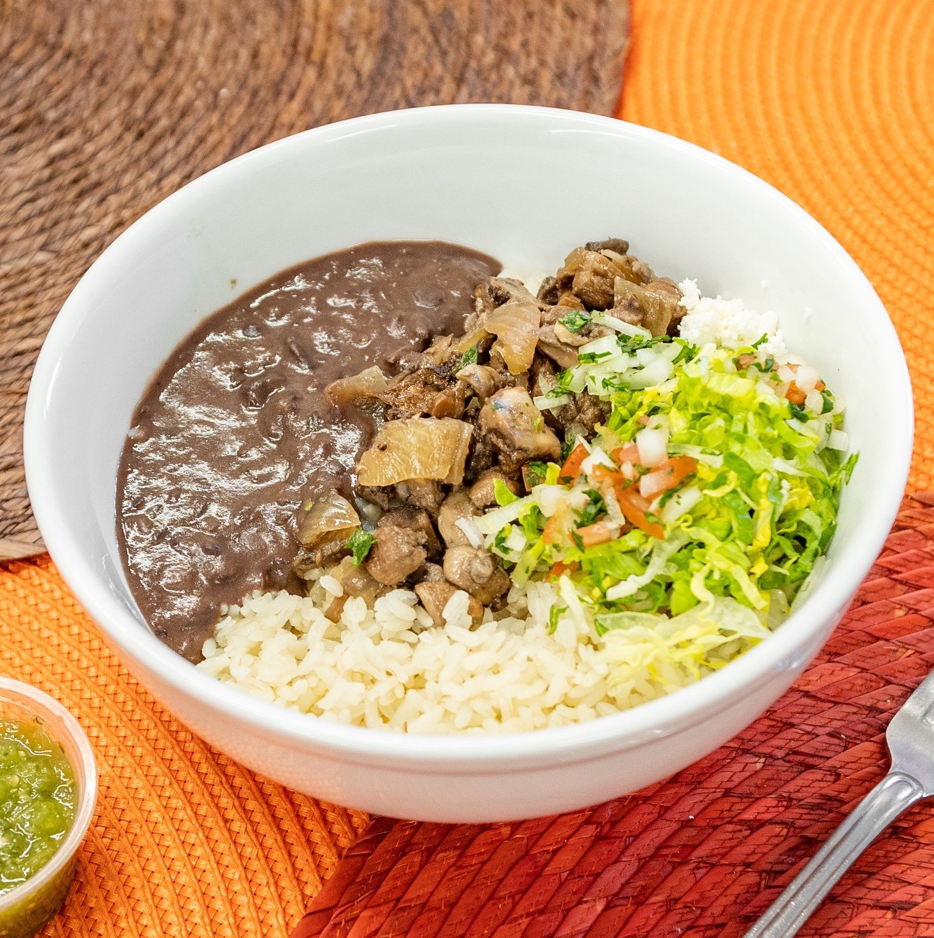 Bowl - Champiñones Con Epazote.